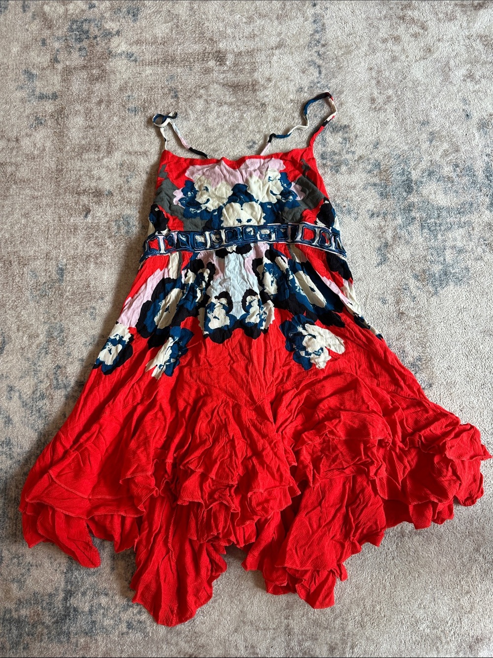 Floral Ruffled Summer Dress